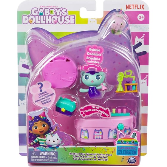 Spin Master Σετ Gabby’s Dollhouse Bobble Kitty Baby Box (2 Σχέδια) image 3