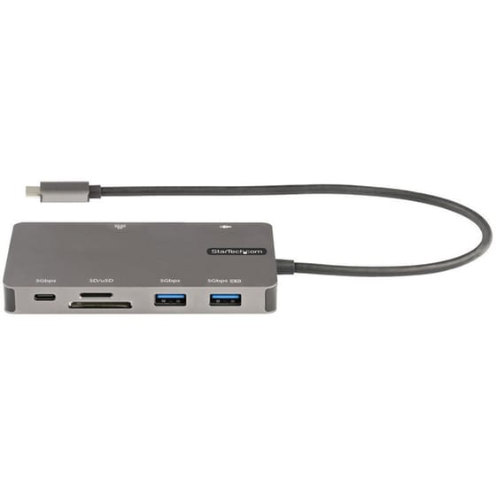 USB Hub Startech DKT30CHVSDPD USB-C με 9 θύρες - Γκρι image 1
