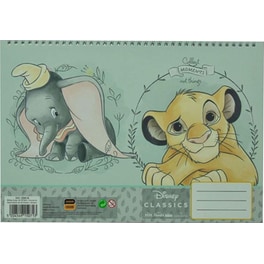 Μπλοκ Ζωγραφικής GIM Και Αυτοκόλλητα Dumbo Lion Kin Α4 40 Φύλλων