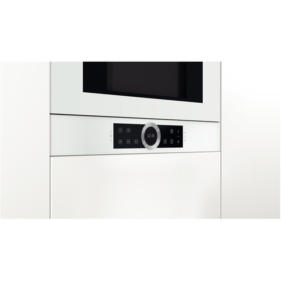 BOSCH BFL634GW1 21 Lt Εντοιχιζόμενος Φούρνος Μικροκυμάτων Λευκό image 3