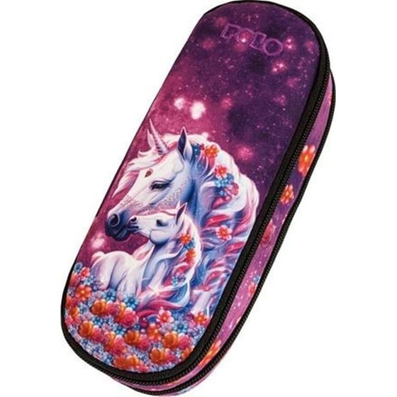 Κασετίνα Οβάλ Polo Growly Μονόκερος image 1