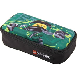 Κασετίνα Οβάλ Lego Bags 3D Ninjago Energy Μονή Μαύρο/Πράσινο