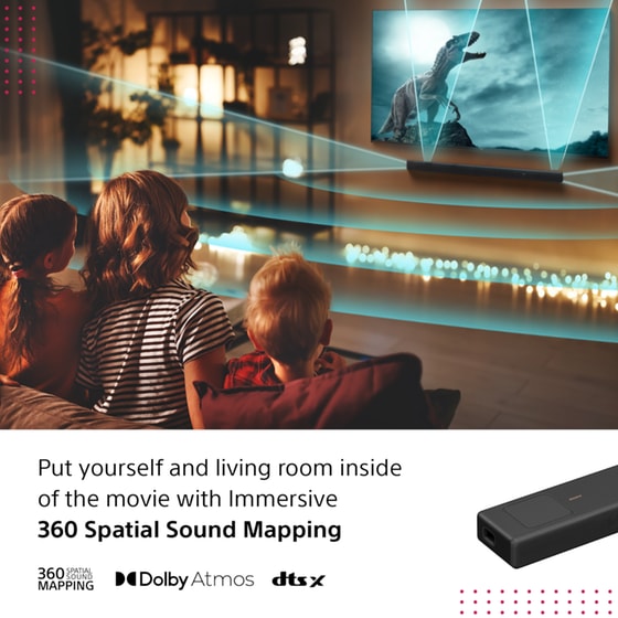 Sony HT-A5000 Premium Soundbar 450W 5.1.2 - Μαύρο image 6