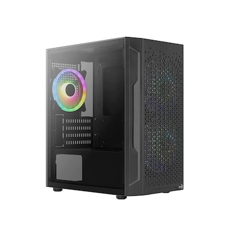 Aerocool Trinity V2 (includes: 14cm Frgb Fan X 2, 12cm Frgb Fan X 1) Mini Tower Case