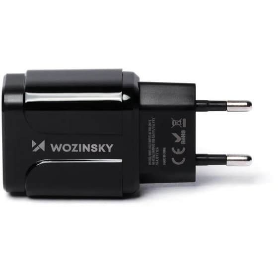 Φορτιστής Πρίζας Wozinsky WWC-B02 Χωρίς Καλώδιο USB-A Quick Charge 3.0 - Μαύρο image 2