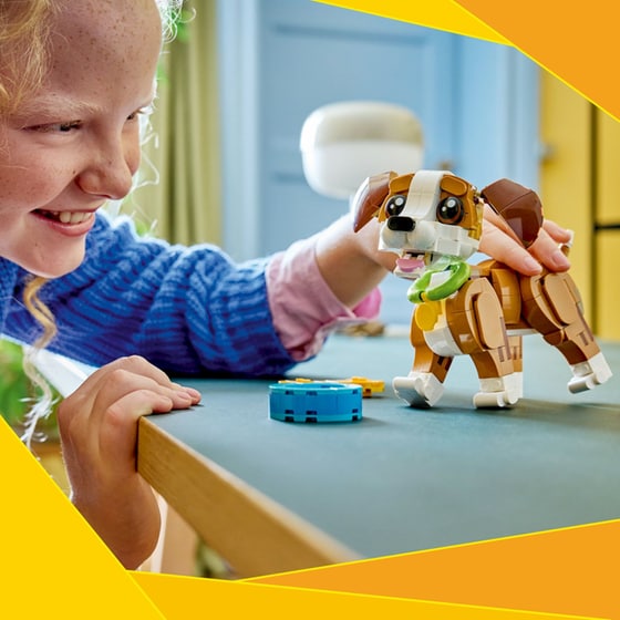 LEGO® Creator 3 σε 1 Χαριτωμένα Ζώα Παιχνιδιάρικο Κουτάβι (31382) image 3