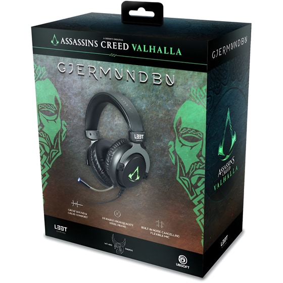 L33T Assassin's Creed Valhalla Gaming Ενσύρματα Ακουστικά 3.5mm - Μαύρα image 4