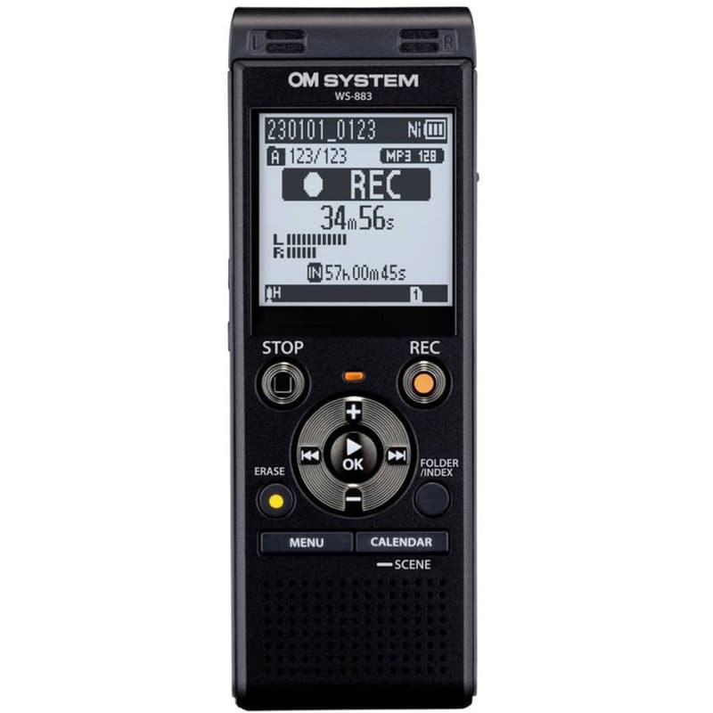 Voice Recorder OM System Olympus WS-883 – Μαύρο