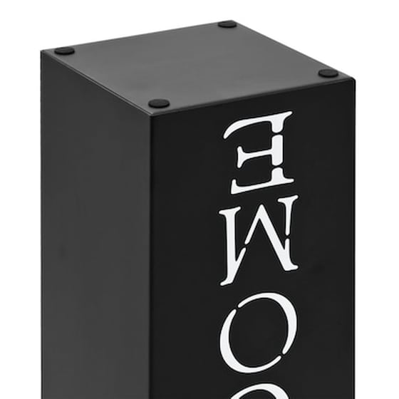 Ομπρελοθήκη VidaXL Ατσάλινη 15.5x15.5x48.5 cm - Μαύρο image 4