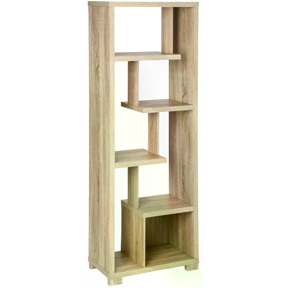 Βιβλιοθήκη Spitishop Μοριοσανίδα 60x29.5x170cm - Μπεζ image 0
