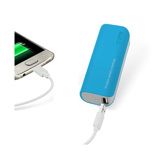 Powerbank SBS Portable Battery Backup 2000 mAh Μπλε image 0