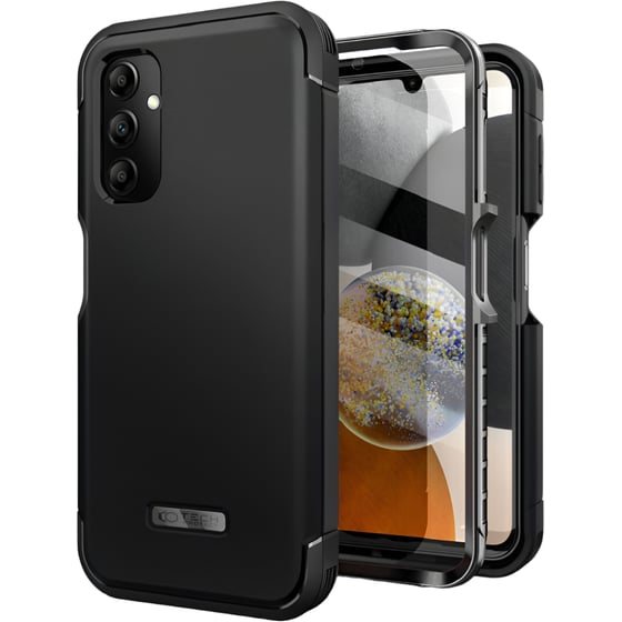 Θήκη Samsung Galaxy A14 - Tech-Protect Kevlar - Μαύρο image 0