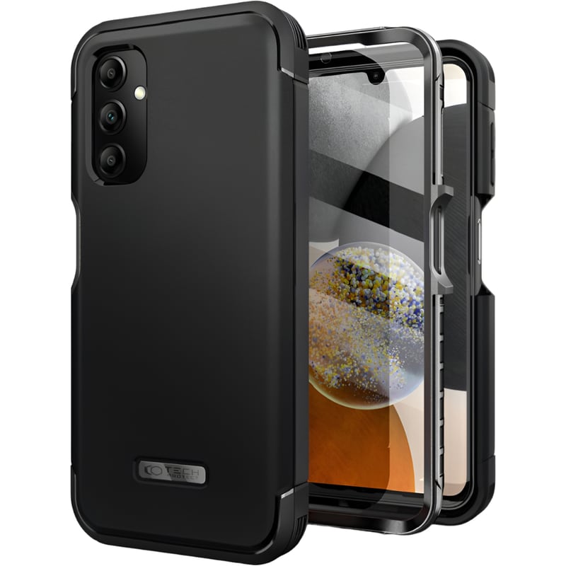 Θήκη Samsung Galaxy A14 - Tech-Protect Kevlar - Μαύρο