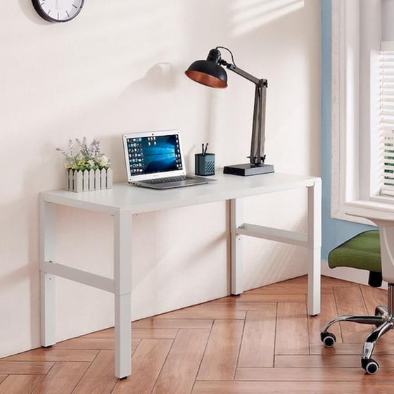 Γραφείο Μελέτης Nextdeco 13864 από Μελαμίνη 120x58.5x62-75cm - Λευκό image 1