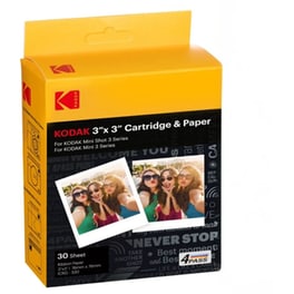 Kodak Mini Shot Combo Printers & Cameras C300/C300r Φωτογραφικό Χαρτί Instant 7.6 x 7.6 cm - 30 Φύλλα