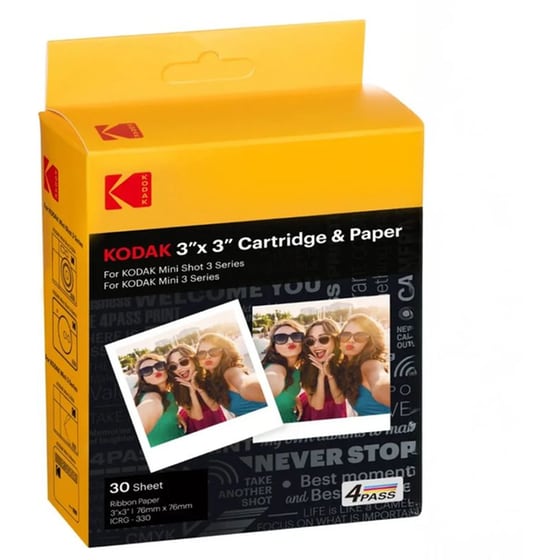 Kodak Mini Shot Combo Printers & Cameras C300/C300r Φωτογραφικό Χαρτί Instant 7.6 x 7.6 cm - 30 Φύλλα image 0