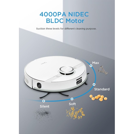MIDEA M7 για Σκούπισμα και Σφουγγάρισμα Λευκό Σκούπα Ρομπότ image 4