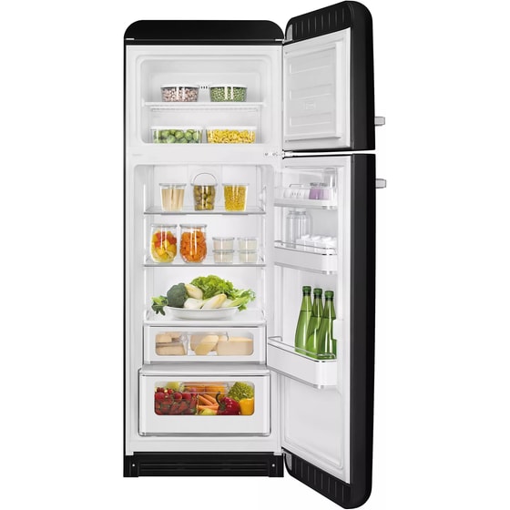 SMEG FAB30RBL6 294 Lt Μαύρο Δίπορτο Ψυγείο image 3