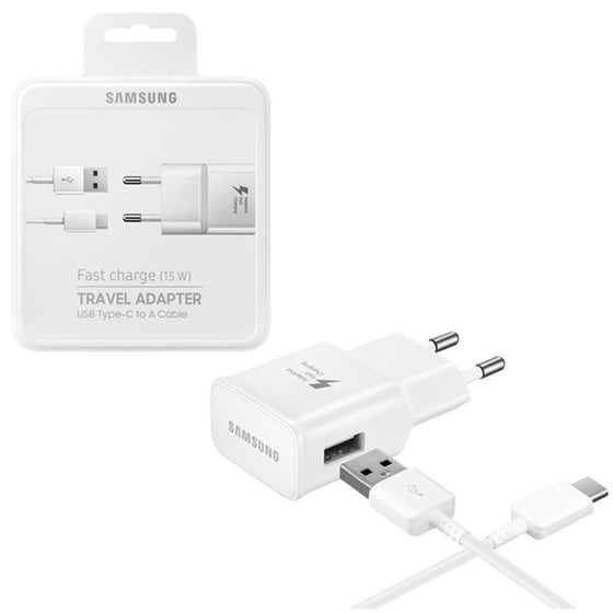Σετ Φόρτισης Samsung Ep-ta20ewe+ep-dn930cwe Usb-C 15W - White image 1