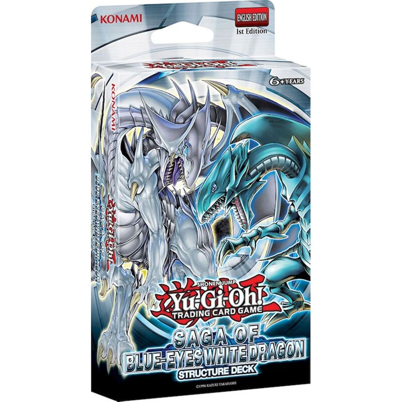 Yu-gi-oh! Tcg Structure Deck: Saga Of Blue-eyes White Dragon (Reprint) Card Game – (Konami)