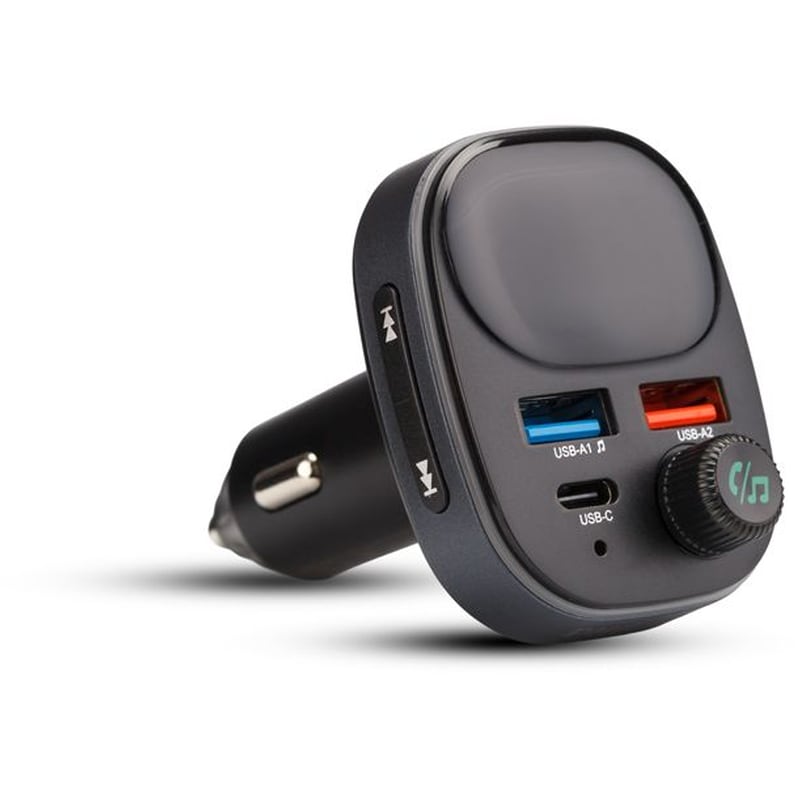 Συσκευή FM Transmitter και Φορτιστής Αυτοκινήτου PHILIPS DLP5531NB/GRS - Μαύρο