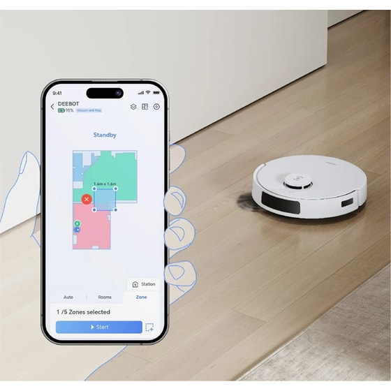 ECOVACS N20PLUS Σκούπα και Σφουγγάρισμα Λευκό Σκούπα Ρομπότ image 16