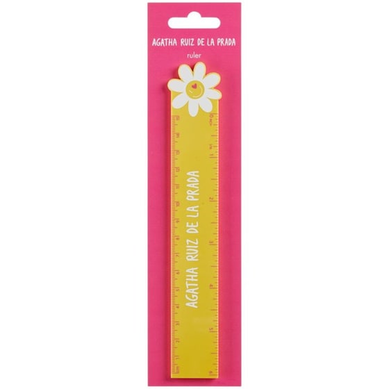 Χάρακας Miquelrius Ξύλινος Flower App 15 cm image 0