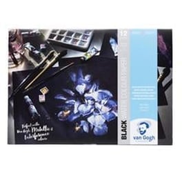 Talens Van Gogh Μπλοκ Μαύρο Για Νερομπογιές Α4 360γρ.