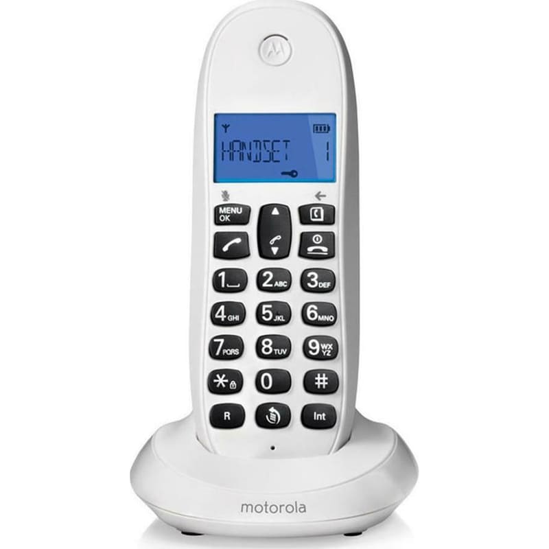 MOTOROLA Ασύρματο Τηλέφωνο Motorola C1001LΒ Λευκό