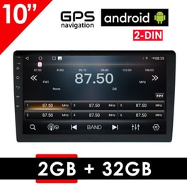 OEM Ηχοσύστημα Αυτοκινήτου  Οθόνη αφής 10" 32GB+2GB Μαύρο