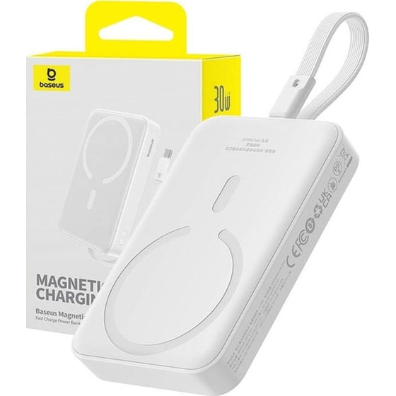 Powerbank Baseus Magnetic Mini με Magsafe 10000mAh - Λευκό image 0
