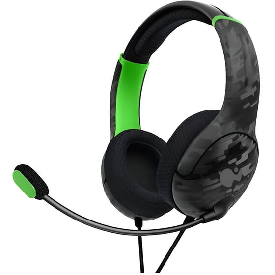 PDP Airlite Xbox Gaming Ενσύρματα Ακουστικά 3.5mm - Neon Carbon image 0