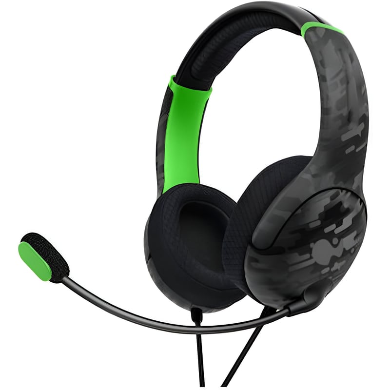 PDP Airlite Xbox Gaming Ενσύρματα Ακουστικά 3.5mm - Neon Carbon φωτογραφία