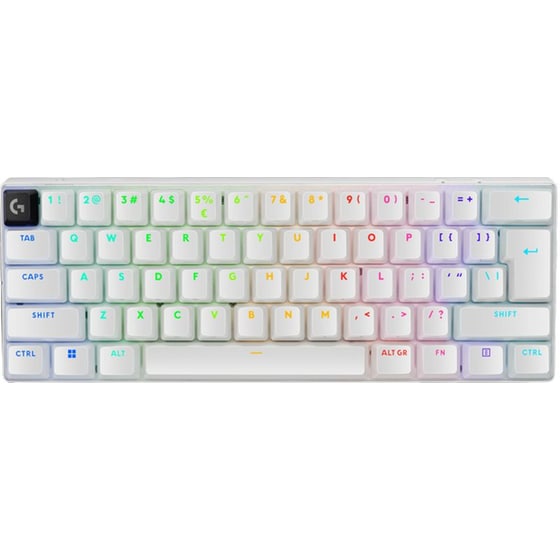 Logitech G Pro X 60 Ασύρματο Οπτικό Πληκτρολόγιο Λευκό (US) image 0