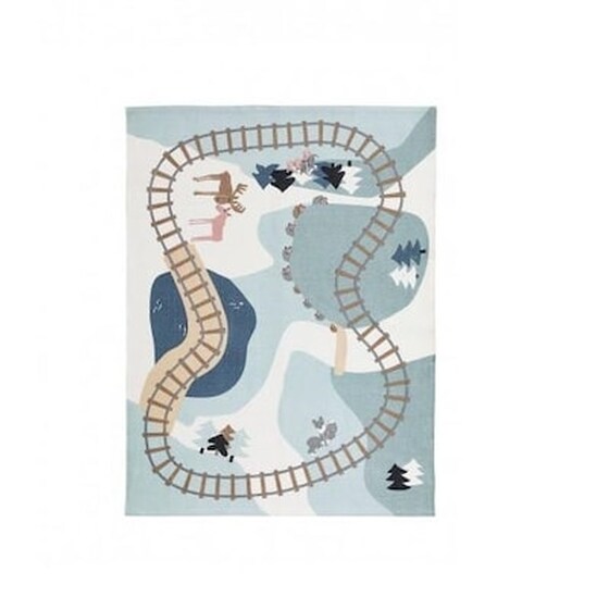 Kids Concept Παιδικό Χαλί 100% Βαμβακερό - Το Δάσος - 130 X 170 Εκ. image 1