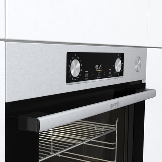 GORENJE BSA6737E15X 77 Lt Inox Εντοιχιζόμενος Φούρνος Άνω Πάγκου image 2