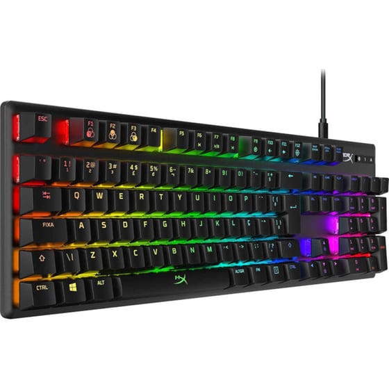 HyperX Alloy Origins Aqua Switches Gaming Ενσύρματο Πληκτρολόγιο Tenkeyless με διακόπτες και RGB φωτισμό (US) image 1