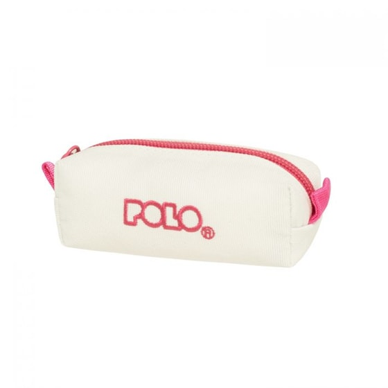 Κασετίνα Βαρελάκι Polo Original Wallet Άσπρο/Ροζ image 1