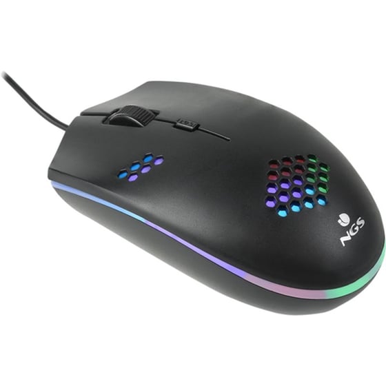 Gaming Ενσύρματο Ποντίκι NGS GMX-120 1200 DPI RGB - Μαύρο image 2