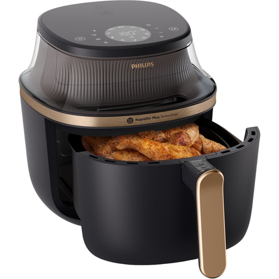 PHILIPS NA342/00 με Αποσπώμενο Κάδο 2000 W 7.2 L Μαύρο Φριτέζα Αέρος image 1