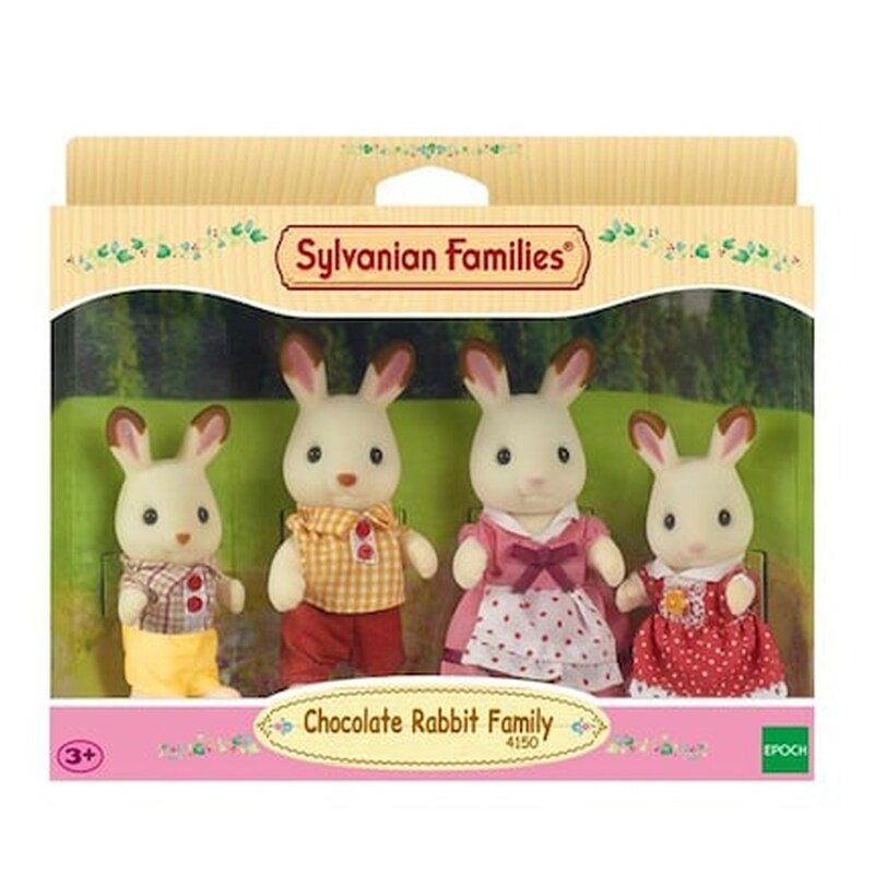 Sylvanian Families Chocolate Rabbit Family Σετ Μινιατουρες 030284