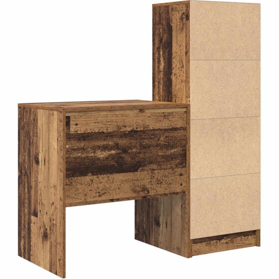 Γραφείο VidaXL 115,5x50x127 cm - Παλιό Ξύλο (2 τεμ.) image 6