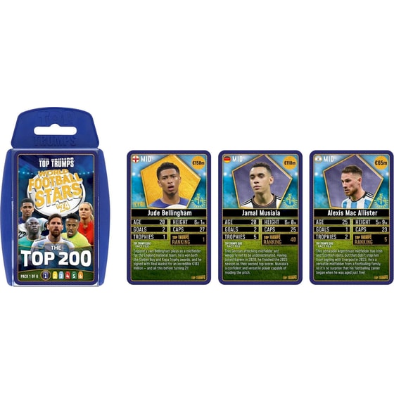 Top Trumps - World Football Stars 2024 (The Top 200) Starter Kit image 3