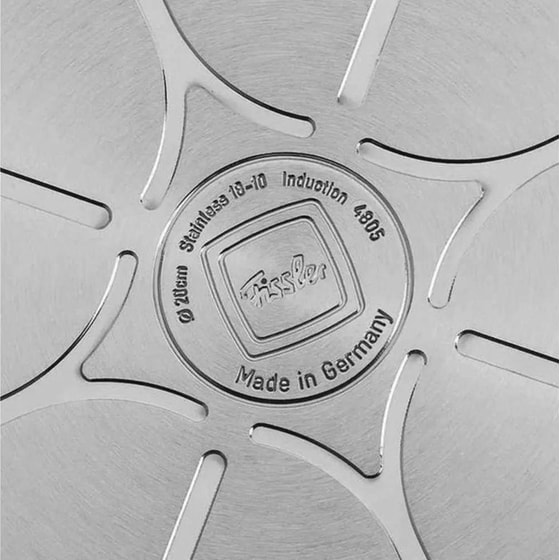Αντικολλητικό Τηγάνι FISSLER Original Profi από Ανοξείδωτο ατσάλι 24 cm image 3