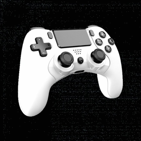 White Shark Gpw-4006 Ενσύρματο Gamepad για PS4 - Λευκό image 1