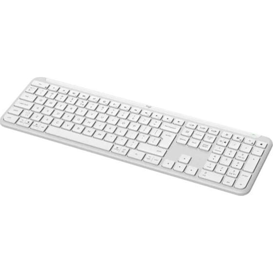 Logitech K950 Signature Slim Ασύρματο Πληκτρολόγιο US - Off White image 1