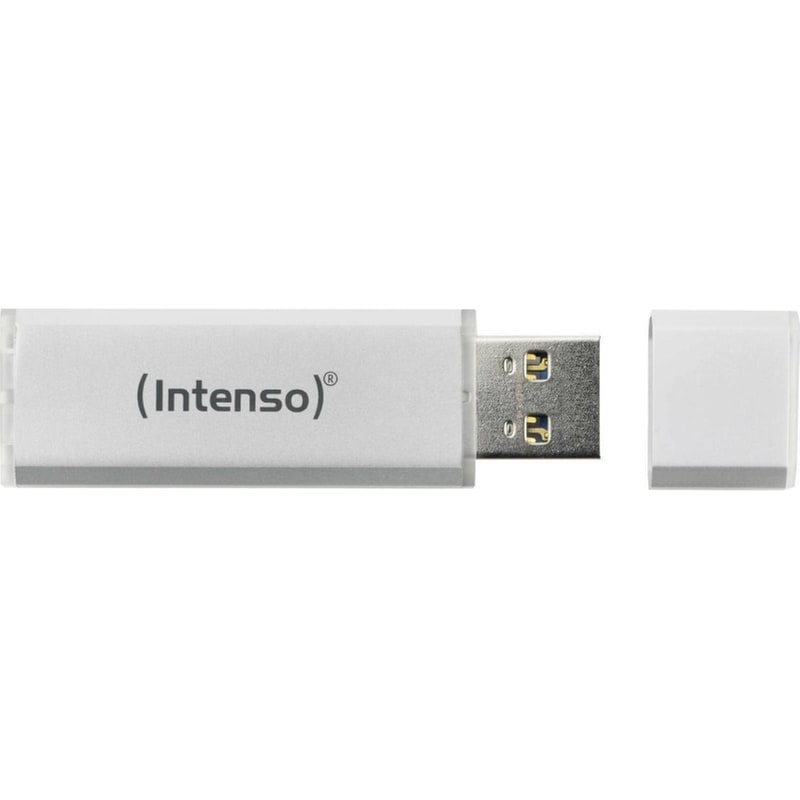 INTENSO Intenso Alu Line 64GB USB 2.0 Stick Ασημί