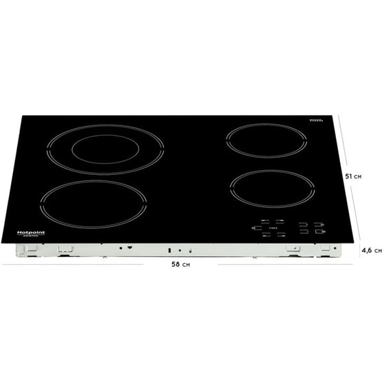 HOTPOINT HR 632 B 58 cm Μαύρο Εστία Κεραμική Αυτόνομη image 2