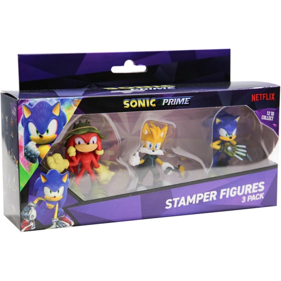 Φιγούρες Σφραγίδα P.M.I Sonic Prime SON5021 - 7.5cm - (3τμχ τυχαία) image 1