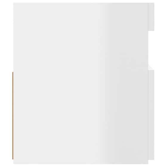 Έπιπλο Τηλεόρασης  VidaXL από Μοριοσανίδα 90x35x40cm - Λευκό image 10